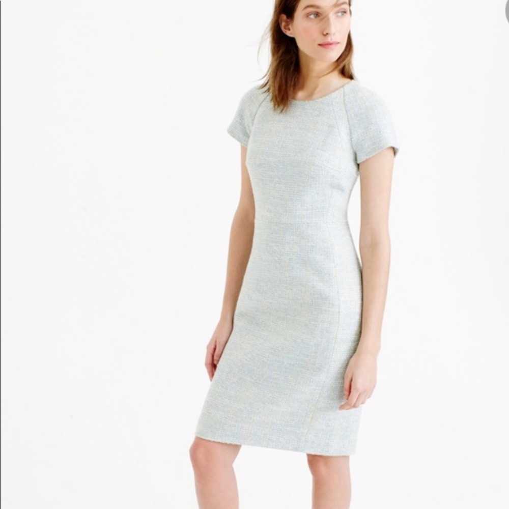 J. Crew Multi Tweed Dress